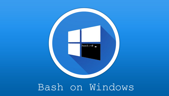 윈도우즈 10에서 드디어 bash shell을...!!